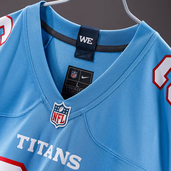 Jaren Kanak Tennessee Titans Jerseys Teams Team Game Jersey - Light Blue