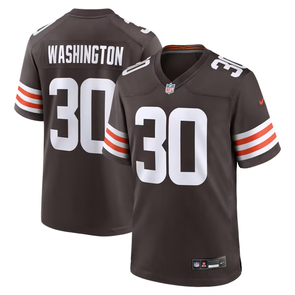 Zion Washington Cleveland Browns Jerseys Teams Team Game Jersey - Brown