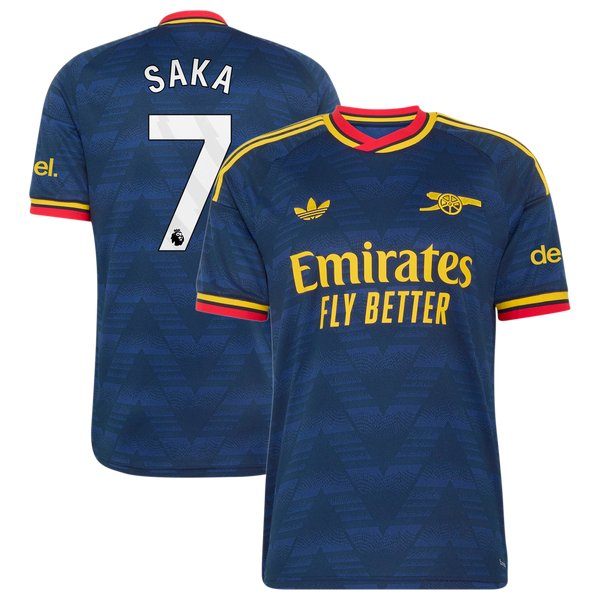 Bukayo Saka Arsenal Jerseys Teams 2026/27 Away Replica Jersey - Navy