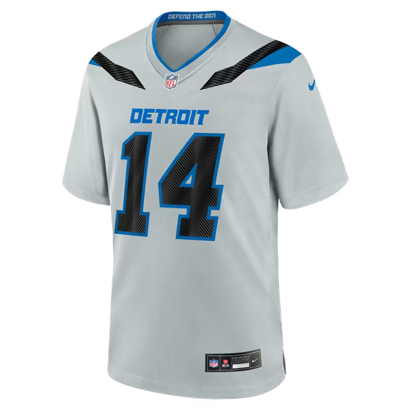 Amon-Ra St. Brown Detroit Lions Jerseys Teams 2026 Rivalries Collection Game Jersey - Silver