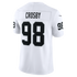 Maxx Crosby Las Vegas Raiders Jerseys Teams Vapor F.U.S.E. Stitched Limited Jersey - White