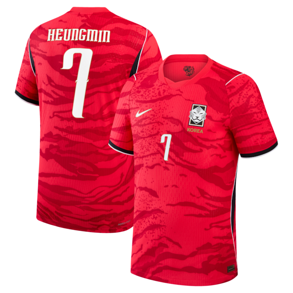 Jerseys Teams Son Heung-Min South Korea National Team 2026 Home Match Authentic Jersey Red