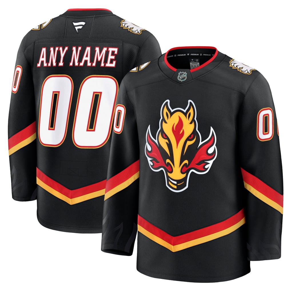 Jerseys Teams Calgary Flames Fanatics Alternate Premium Custom Jersey