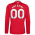 Manchester United Jerseys Teams 2026/27 Home Replica Long Sleeve Custom Jersey - Red