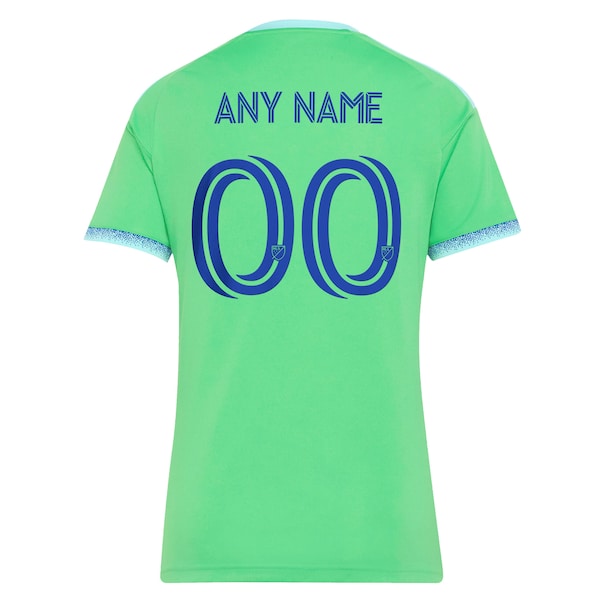 Adidas Seattle Sounders FC Women's 2026 The Evergreen State Kit Replica Custom Jersey Rave Green