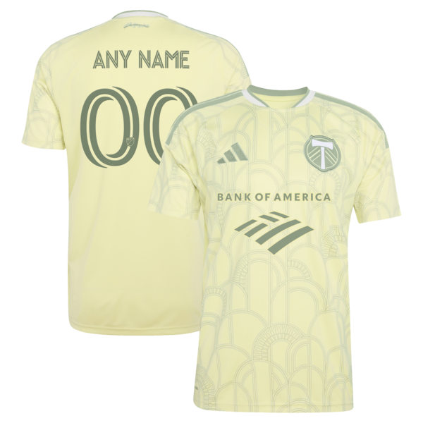 Adidas David Da Costa Portland Timbers 2026 Civic Stadium Kit Replica Jersey Yellow