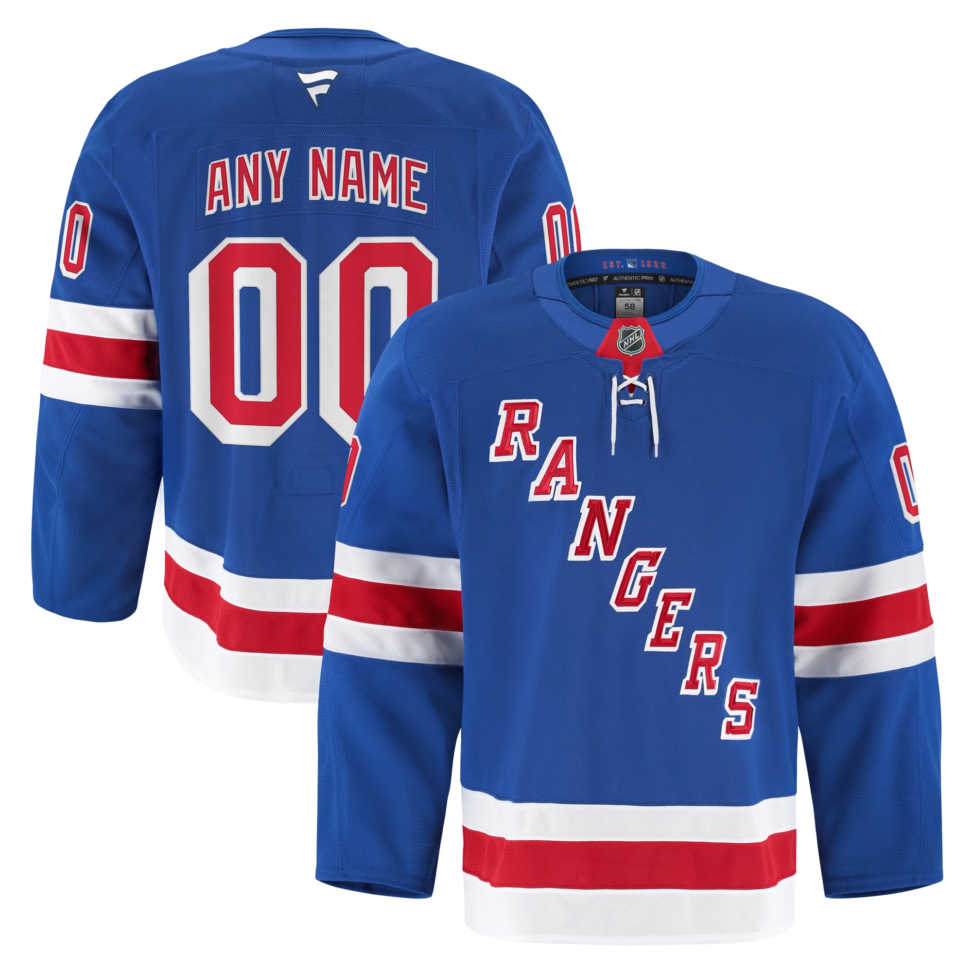 Jerseys Teams New York Rangers Fanatics Authentic Pro Custom Jersey