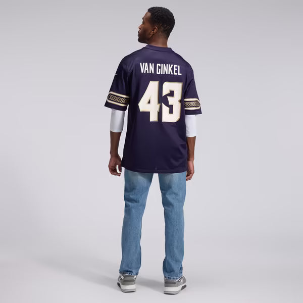 Andrew Van Ginkel Minnesota Vikings Jerseys Teams 2026 Rivalries Collection Game Jersey - Purple