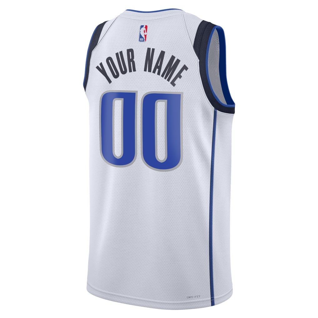 Jerseys Teams Nike Unisex Dallas Mavericks Custom Swingman Jersey White
