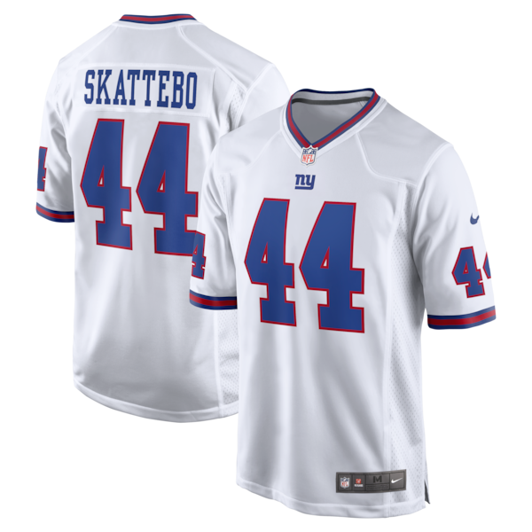 Cam Skattebo New York Giants Jerseys Teams Alternate Vintage White Game Jersey - White