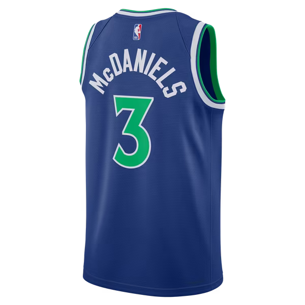 Jaden McDaniels Minnesota Timberwolves Jerseys Teams Unisex Swingman Jersey - Icon Edition - Blue