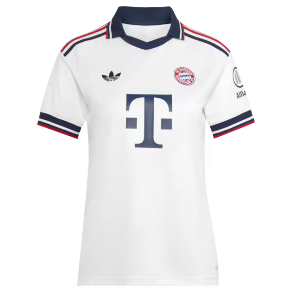Michael Olise Bayern Munich Jerseys Teams Women's 2026/27 Away Replica Jersey - White