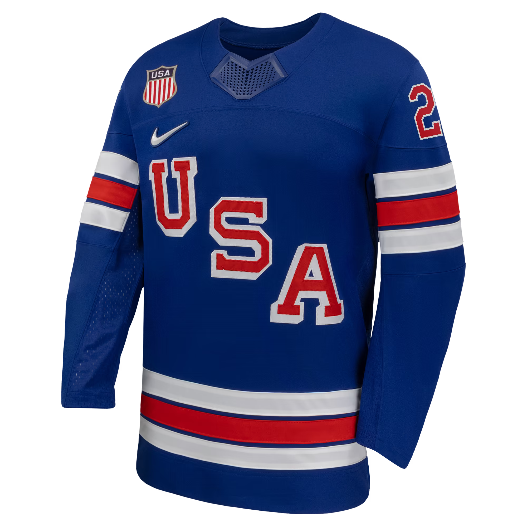 Jerseys Teams Dylan Larkin Nike US Hockey 2026 Home Jersey Royal
