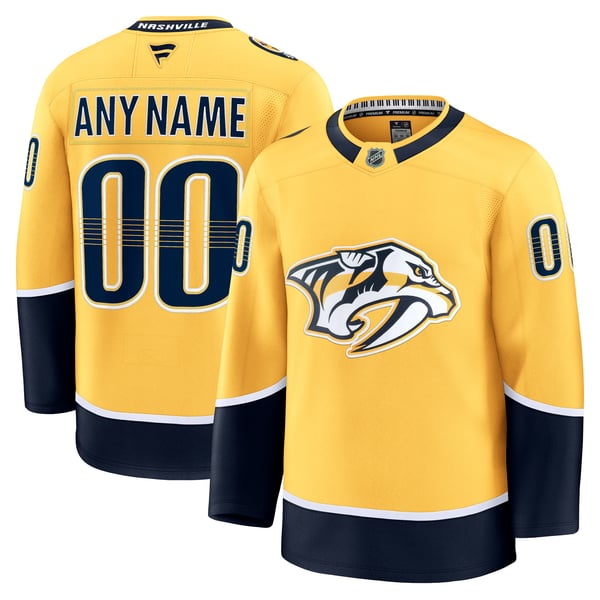 Jerseys Teams Nashville Predators Fanatics Home Premium Jersey - Gold