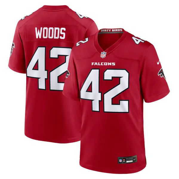 Josh Woods Atlanta Falcons Jerseys Teams Team Game Jersey - Red