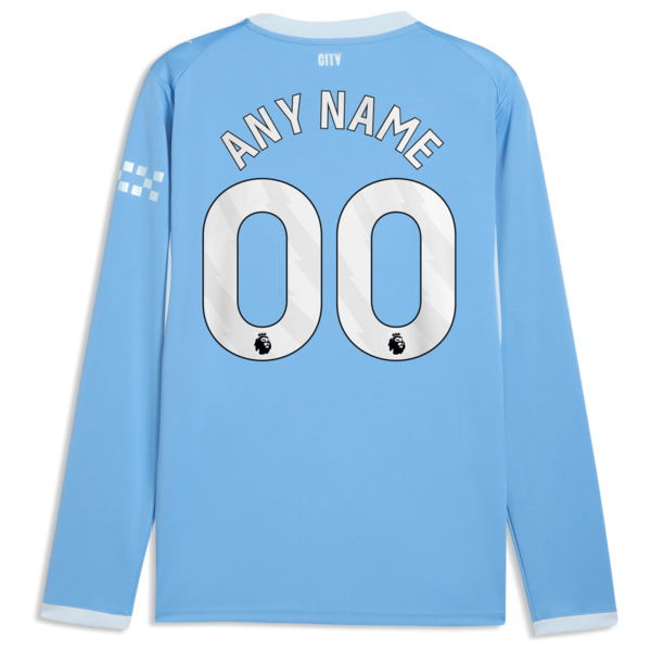 Puma Manchester City 2026/27 Home Replica Long Sleeve Custom Jersey Light Blue
