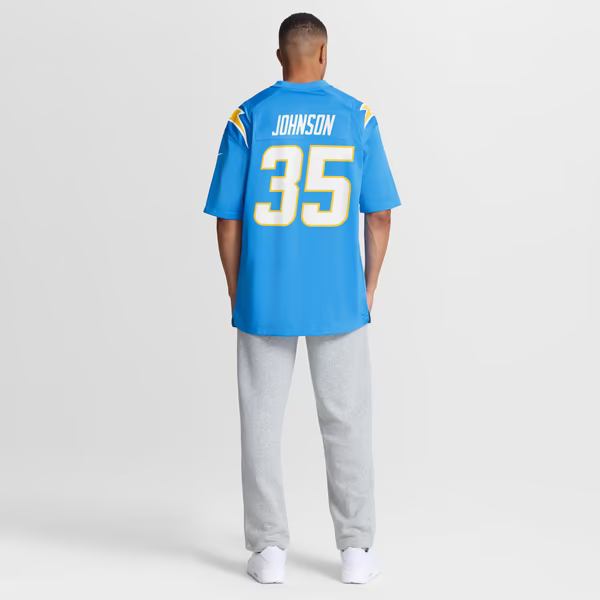 Amar Johnson Los Angeles Chargers Jerseys Teams Team Game Jersey - Powder Blue