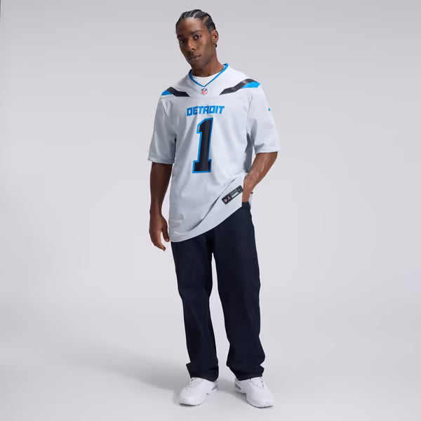 Jameson Williams Detroit Lions Nike 2026 Rivalries Collection Game Jersey - Silver