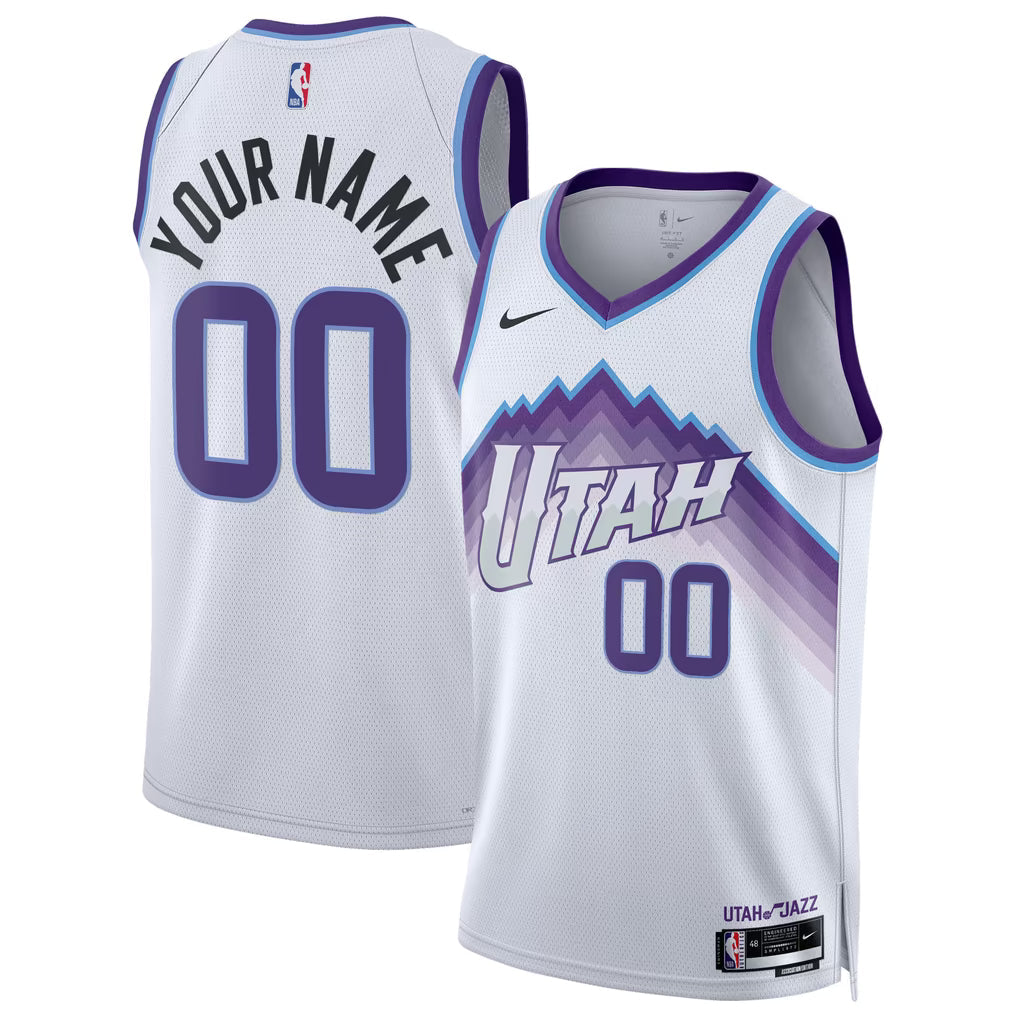 Jerseys Teams Nike Unisex Utah Jazz Swingman Custom Jersey Association White