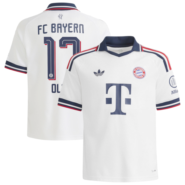 Michael Olise Bayern Munich Jerseys Teams Youth 2026/27 Away Replica Jersey - White
