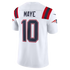 Drake Maye New England Patriots Nike Vapor F.U.S.E. Stitched Limited Jersey - White