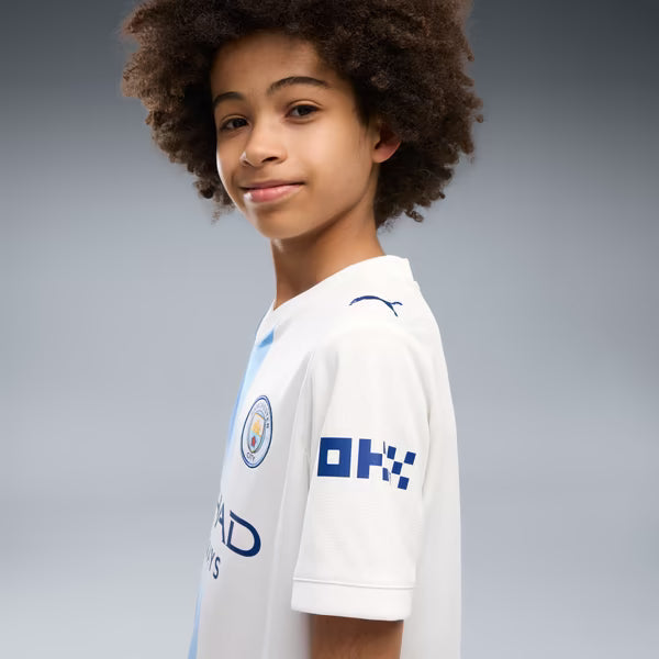 Manchester City Jerseys Teams Youth 2026/27 Third Replica Jersey - White