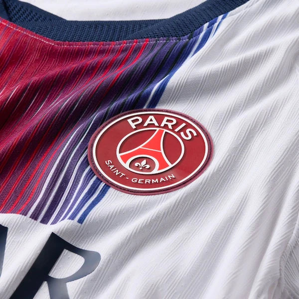 Khvicha Kvaratskhelia Paris Saint-Germain Jerseys Teams 2026/27 Away Match Authentic Jersey - White