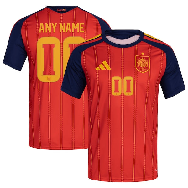 Jerseys Teams Spain National Team 2026 Home Replica Custom Jersey Red