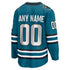 Jerseys Teams Fanatics San Jose Sharks Home Breakaway Custom Jersey - Teal
