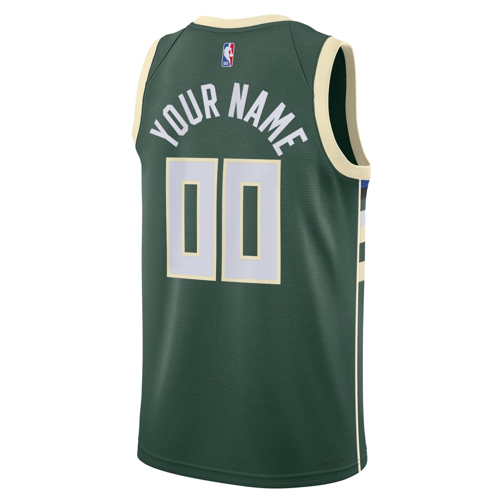Jerseys Teams Nike Unisex Milwaukee Bucks Custom Swingman Jersey