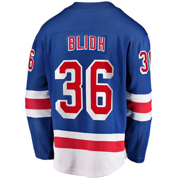 Jerseys Teams Anton Blidh New York Rangers Fanatics Breakaway Jersey