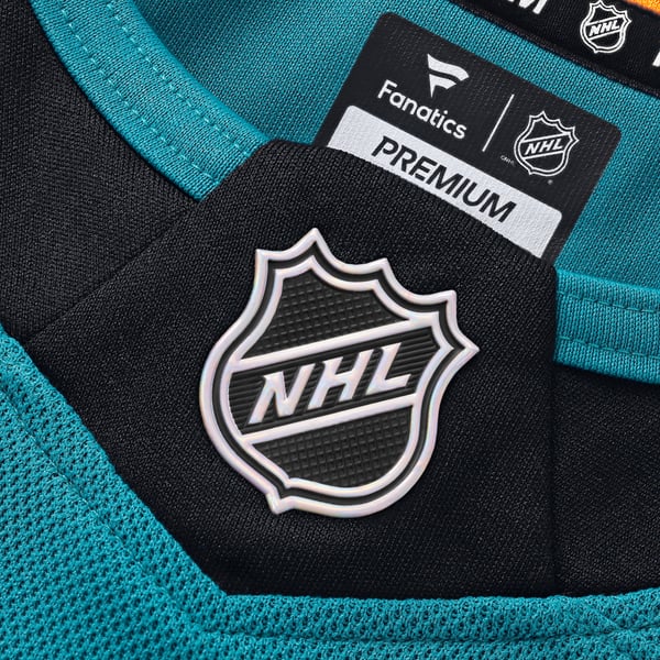 Jerseys Teams Fanatics San Jose Sharks Home Custom Jersey - Teal