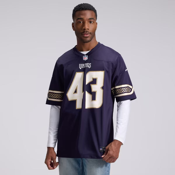 Andrew Van Ginkel Minnesota Vikings Jerseys Teams 2026 Rivalries Collection Game Jersey - Purple
