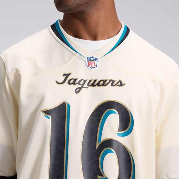 Trevor Lawrence Jacksonville Jaguars Jerseys Teams 2026 Rivalries Collection Game Jersey - Natural