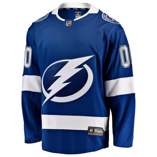 Jerseys Teams Tampa Bay Lightning Fanatics Home Breakaway Custom Jersey