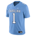 #1 North Carolina Tar Heels Jerseys Teams Brand Alternate Game Football Jersey - Carolina Blue