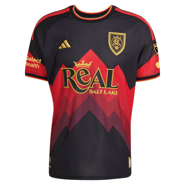 Zavier Gozo Real Salt Lake Jerseys Teams 2026 Archive On-Field Authentic Jersey - Black