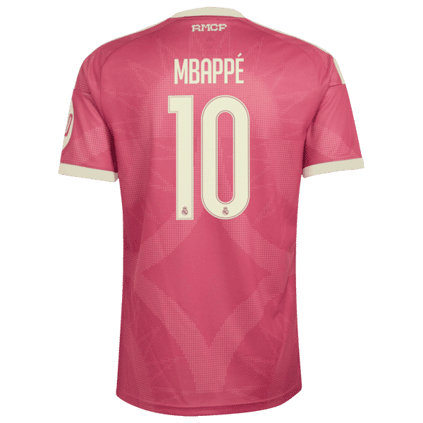 Kylian Mbappé Real Madrid Jerseys Teams 2026/27 Third Replica Jersey - Pink