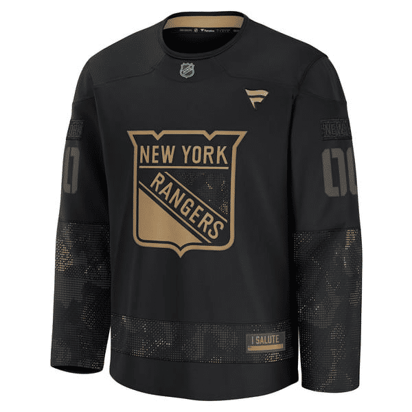Jerseys Teams New York Rangers Fanatics 2024 Military Appreciation Practice Jersey