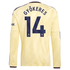Viktor Gyökeres Arsenal Jerseys Teams 2026/27 Third Replica Long Sleeve Jersey - Yellow