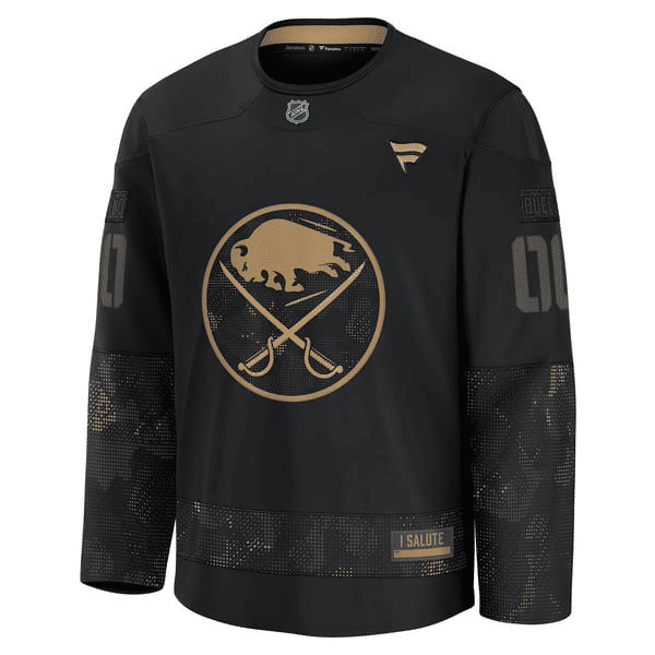 Jerseys Teams Fanatics Buffalo Sabres 2024 Military Appreciation Practice Jersey - Black