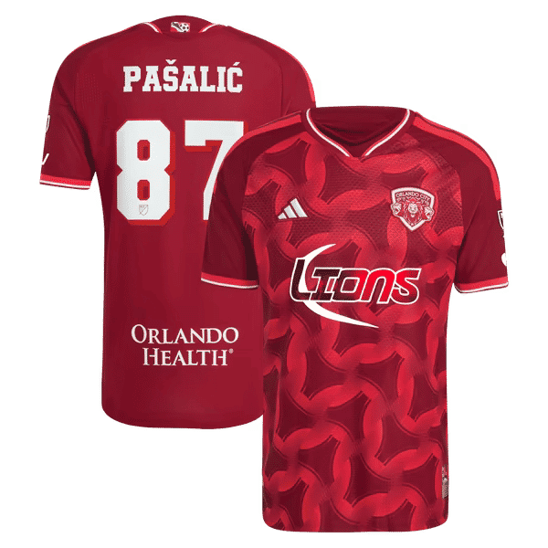 Marco Pašalić Orlando City SC adidas 2026 Archive On-Field Authentic Jersey - Red