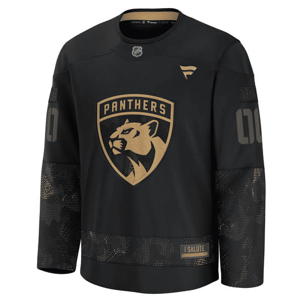 Jerseys Teams Fanatics Florida Panthers 2024 Military Appreciation Practice Jersey