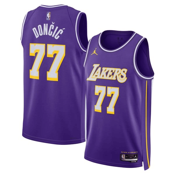 Jerseys Teams Luka Dončić Los Angeles Lakers Jordan Unisex Jersey - Purple