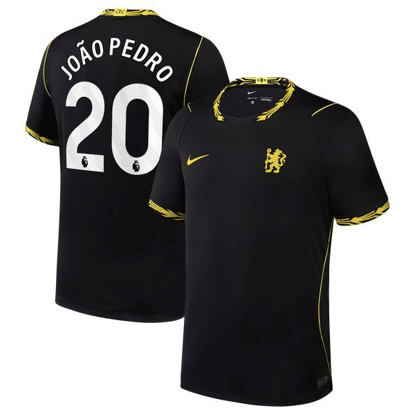 João Pedro Chelsea Jerseys Teams 2026/27 Away Stadium Replica Jersey - Black