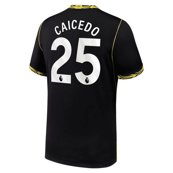 Moisés Caicedo Chelsea Jerseys Teams 2026/27 Away Stadium Replica Jersey - Black