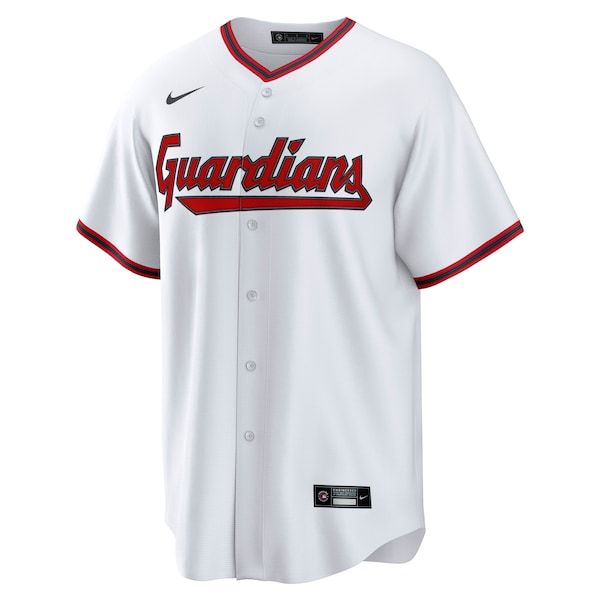Custom José Ramírez Cleveland Guardians Home Replica Jersey White