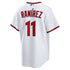 Custom José Ramírez Cleveland Guardians Home Replica Jersey White