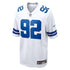 Custom Quinnen Williams Dallas Cowboys Game Jersey White