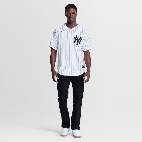 Custom Aaron Judge New York Yankees Home Replica Jersey White